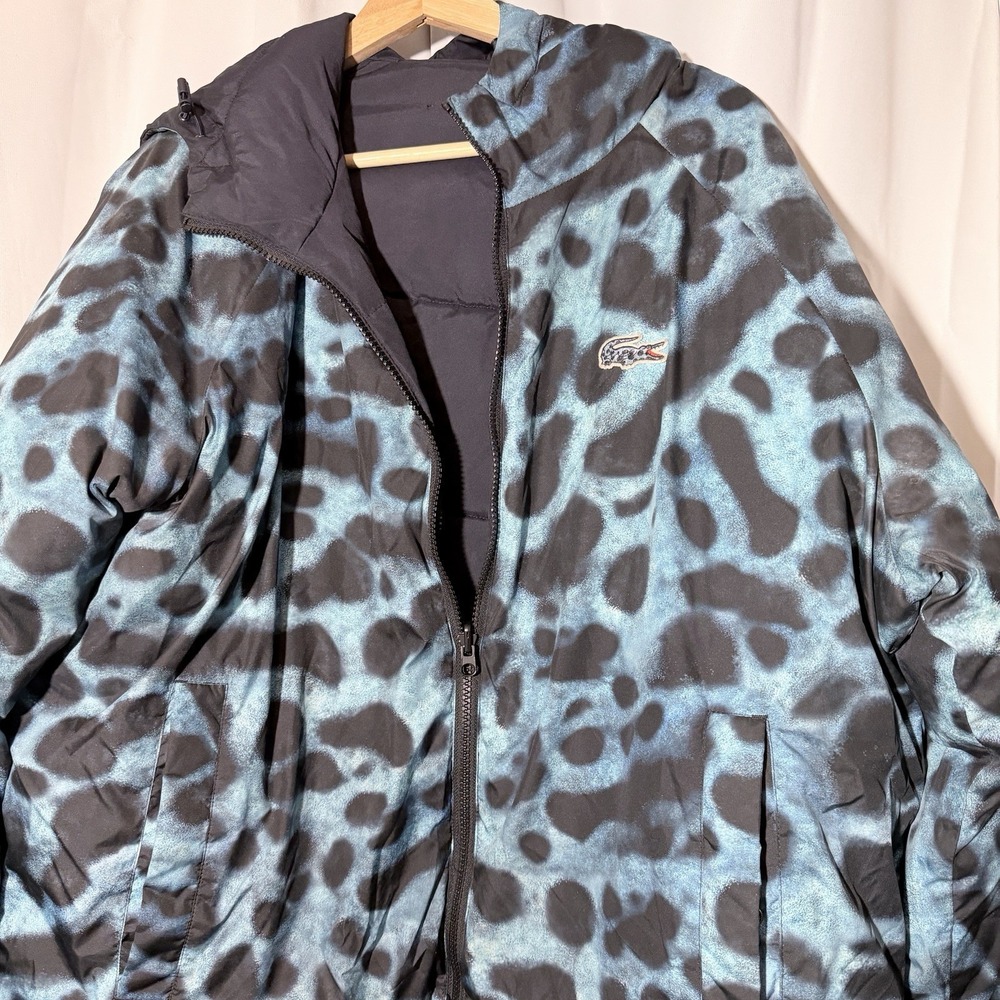 Lacoste x National Geographic Reversible Quilted Mens Jacket Medium